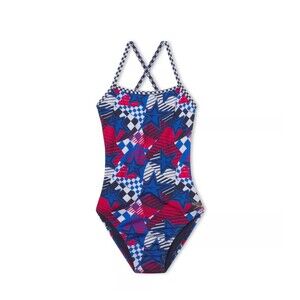 Size 36 Speedo Women's Olympic Edition Double X Back One Piece Swimsuit - 2025